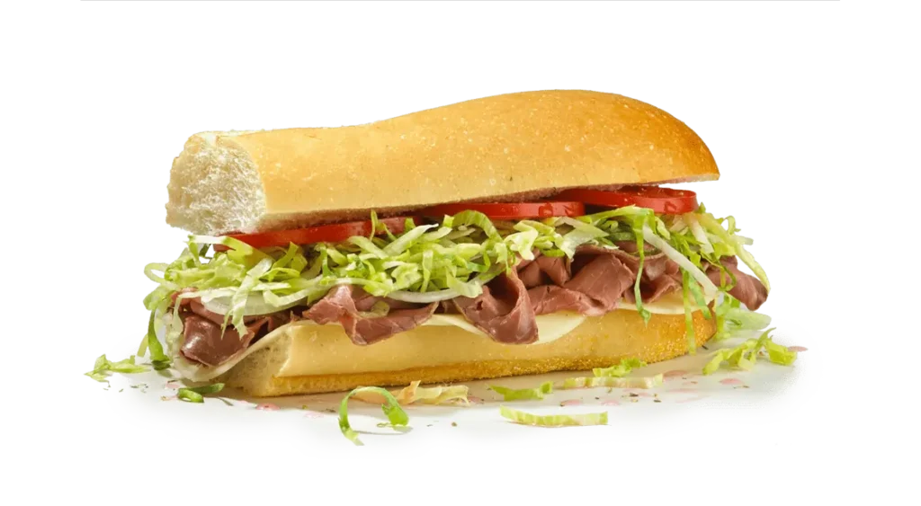 Jersey Mikes #6 Reg Roast Beef and Provolone