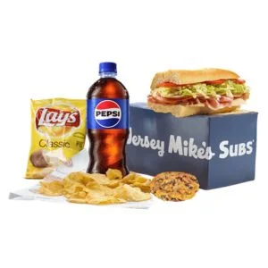 Jersey Mikes Regular Lunchbox with a Drink