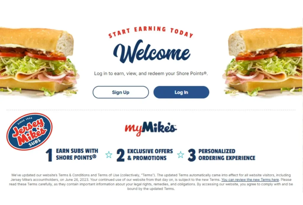 jersey mikes email club sign up