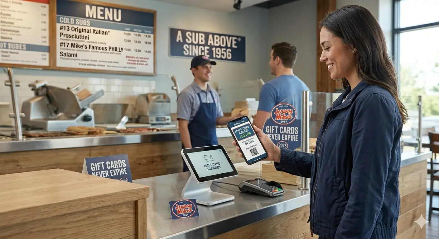 Jersey Mike’s gift card