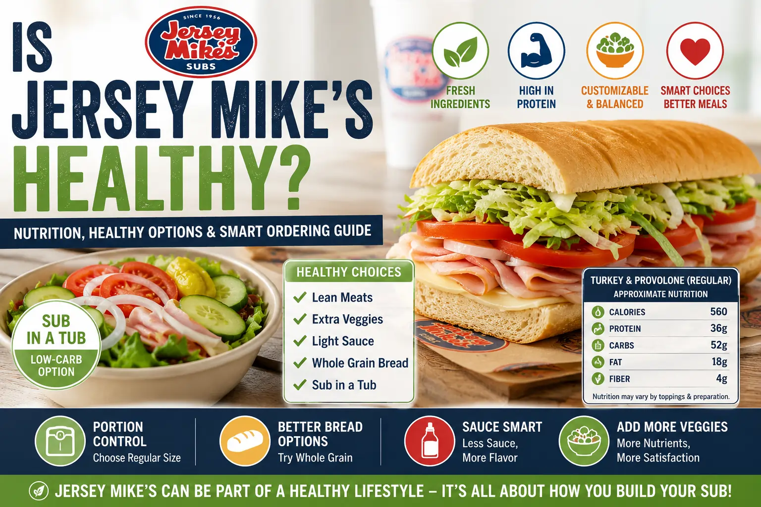 Is Jersey Mike’s Healthy