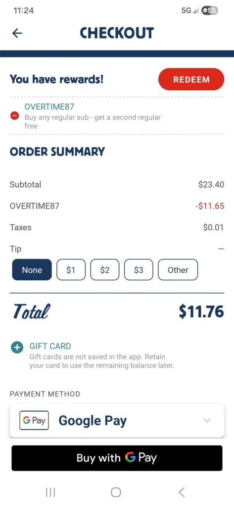 How to Redeem Jersey Mikes Coupons on Mobile